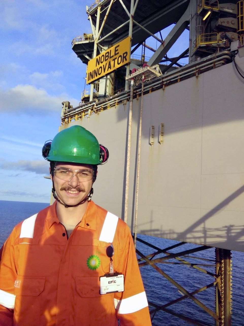 bp employee smiling