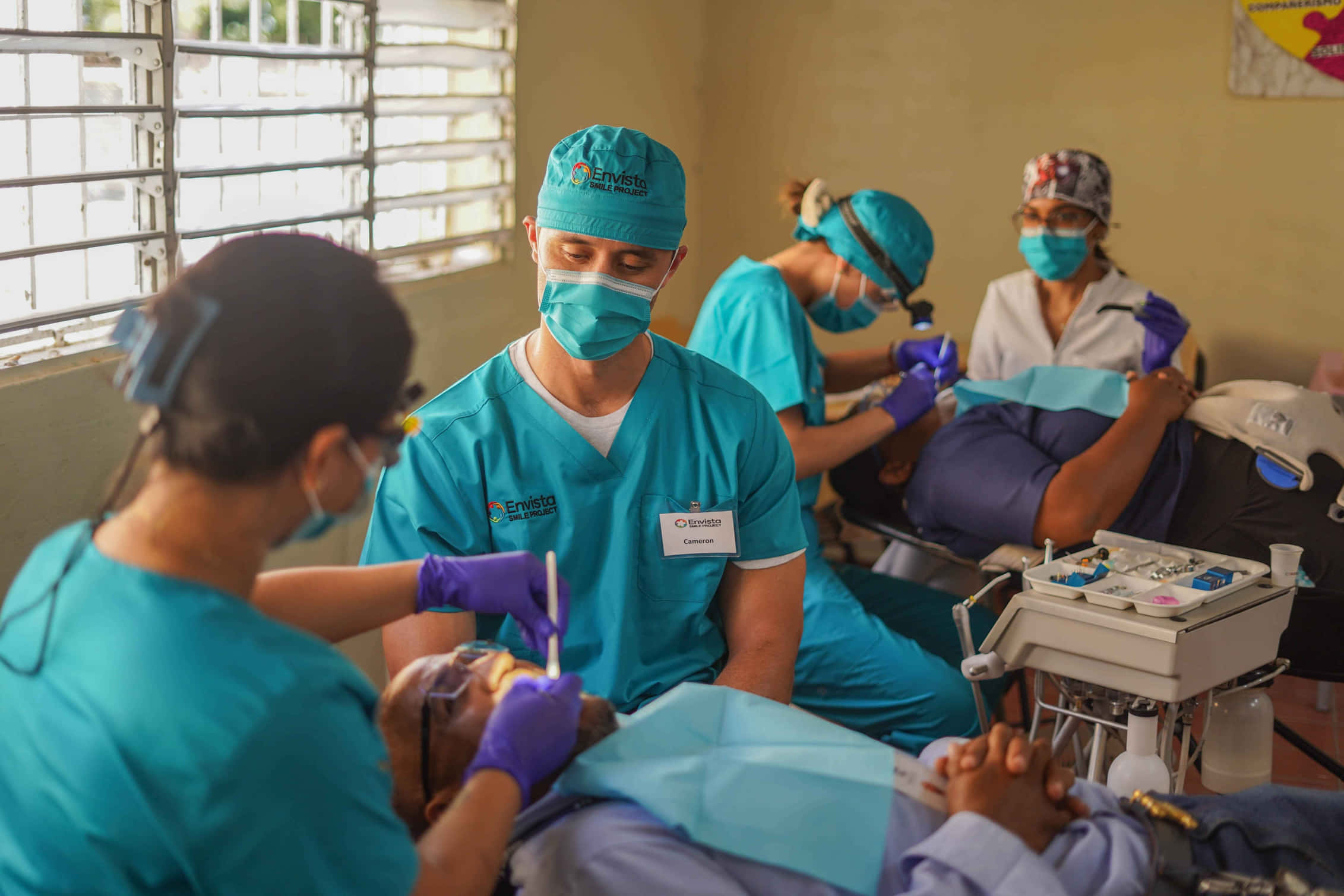 doctors taking care of patient